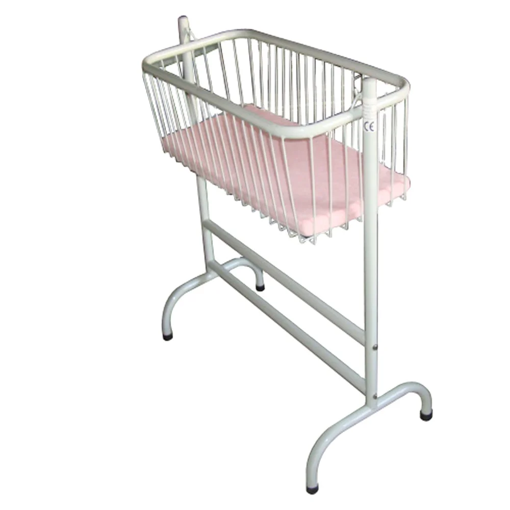 

Medical Equipment Reclining Bassinet Hospital Baby Cot with Mattress