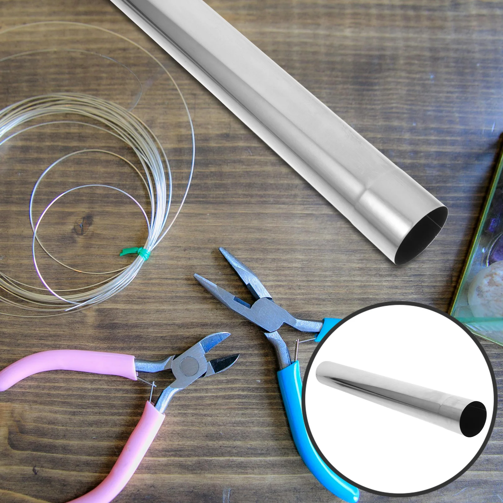 

Stainless Steel Pipe 2 36 Inch Diameter for Wood Stove Exhaust Flue Flue Cover Pipe Camping Fireplace Tube