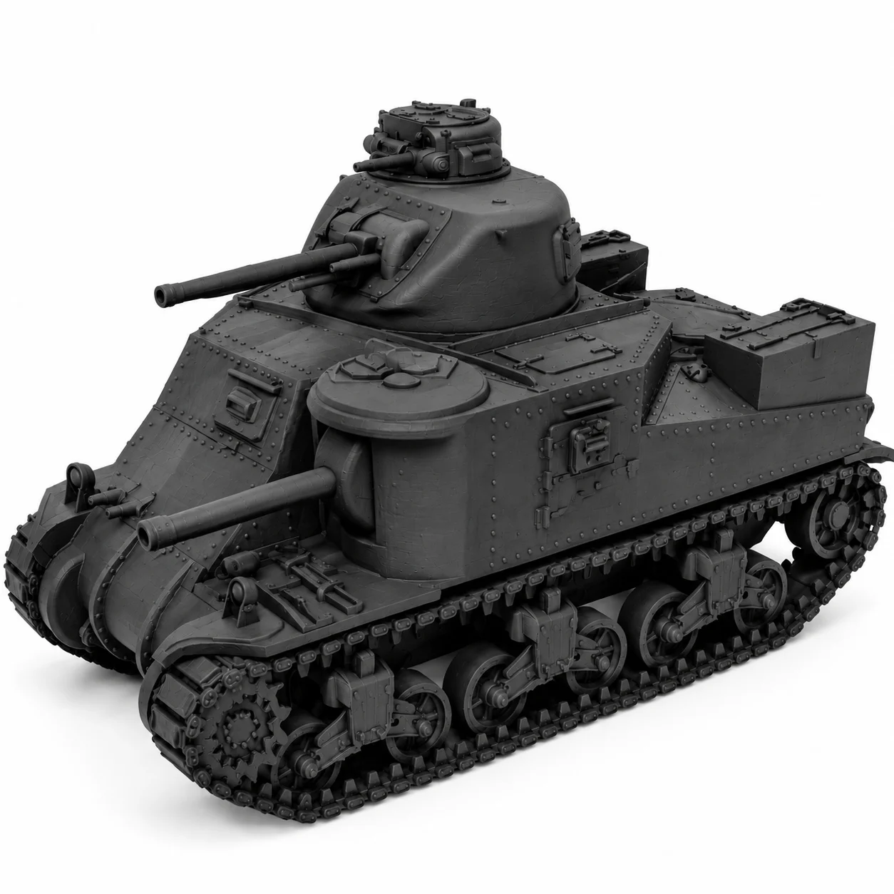 SSMODEL1/72/ 1/100 1/144 1/200 Multi-Scale M3 Lee Medium Tank Resin MODEL KIT TSS1440222