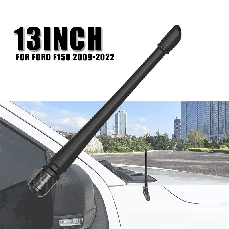 13INCH Car Roof Antenna FM Radio Antena Aerial Mast For Ford F150 Rydonair F-150 2009 - 2022 Auto Signal Antenna For Radio