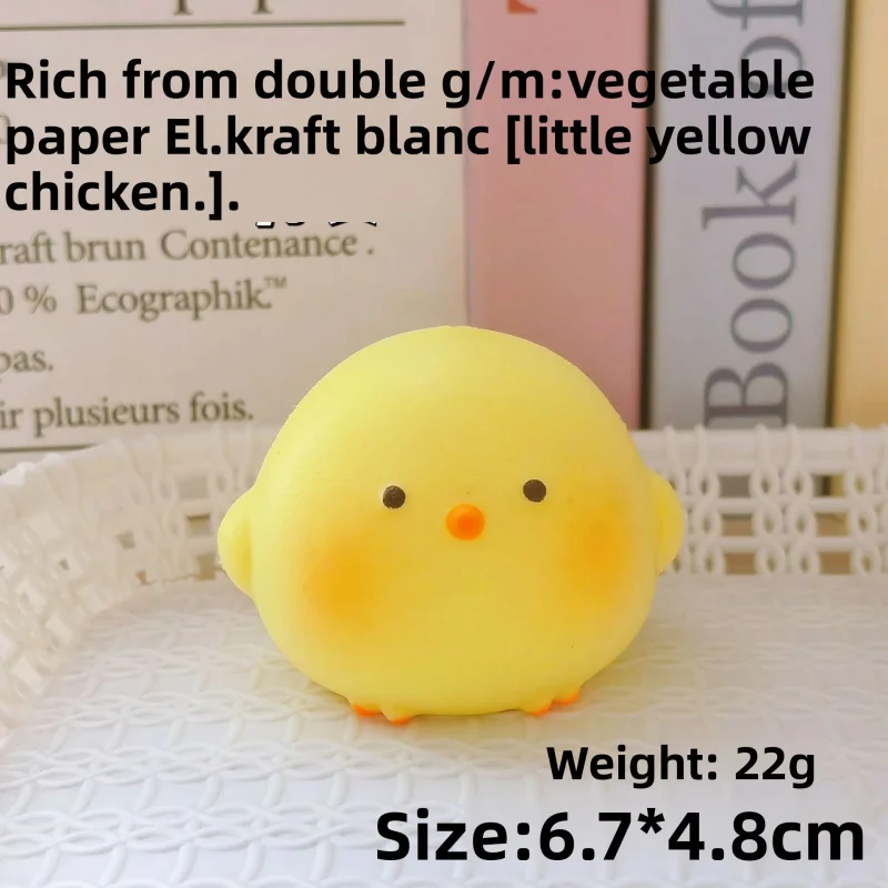 

HOT! Cute Giant Chick Squishy Toy Slow-Rising Stress Relief & Sensory Fidget Toy for Kids and Adults Anxiety ADHD Autism Relief