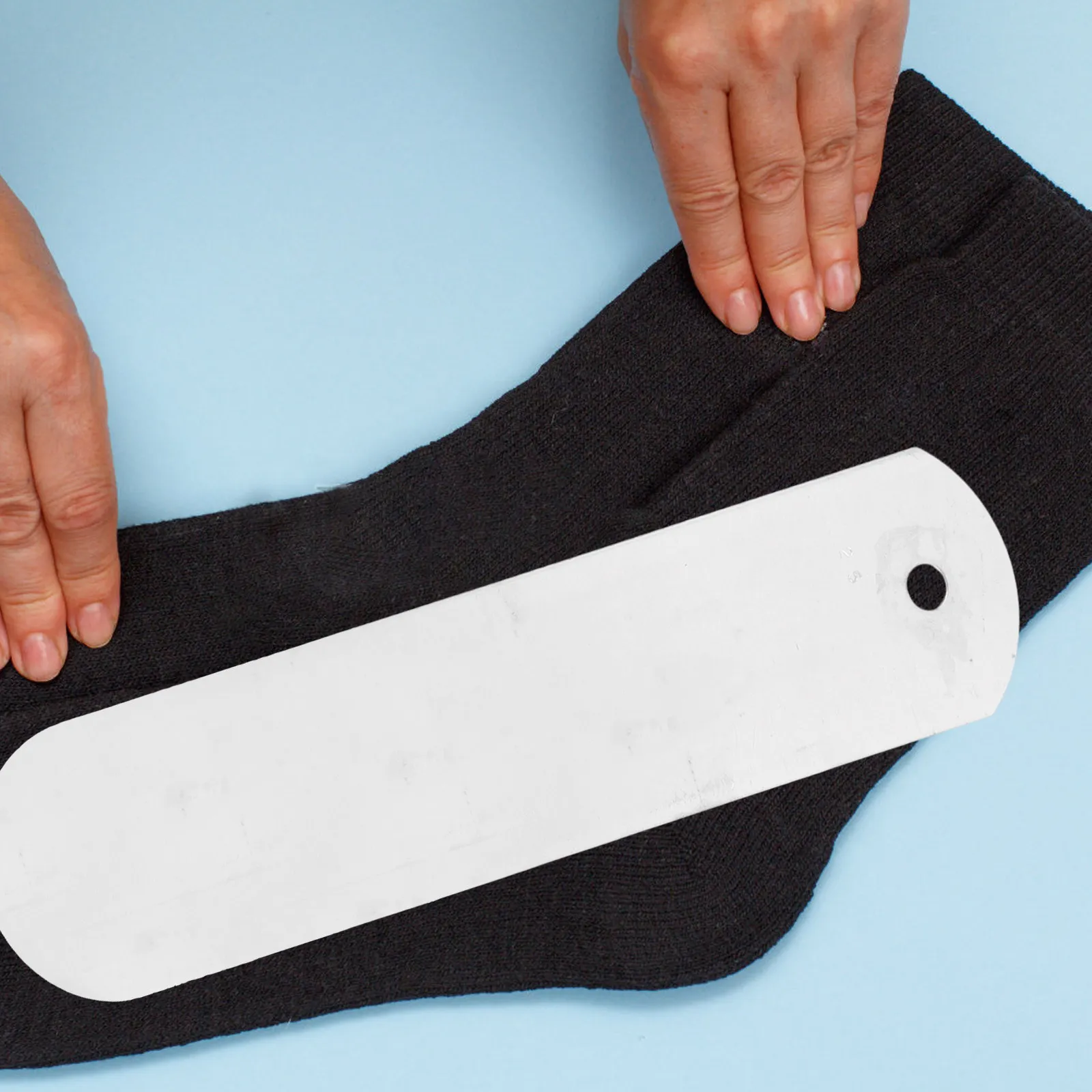 Straight Aluminum Sock Jigs Heat Press Board Fixed Clamp Lightweight Durable Sublimation Sock Transfer Tool Aluminum Sheet