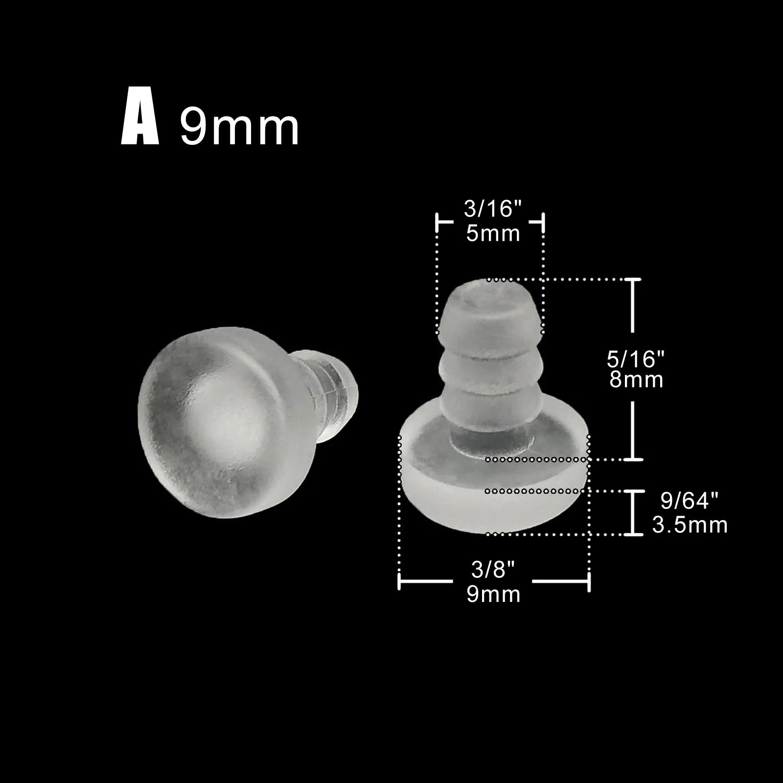 24 قطعة من المطاط الشفاف الناعم المدمج لطاولة الأثاث كرسي الساق قدم أسفل الإنزلاق وسادة الشريحة واقي الأرضية مقاوم للصدمات
