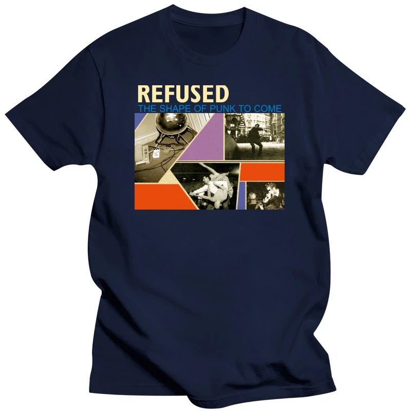 Cool T Shirts For Sale Men'S Refused Band Shape Of Punk To Come Slim Crew Neck 100% Cotton Short Sleeve Tee