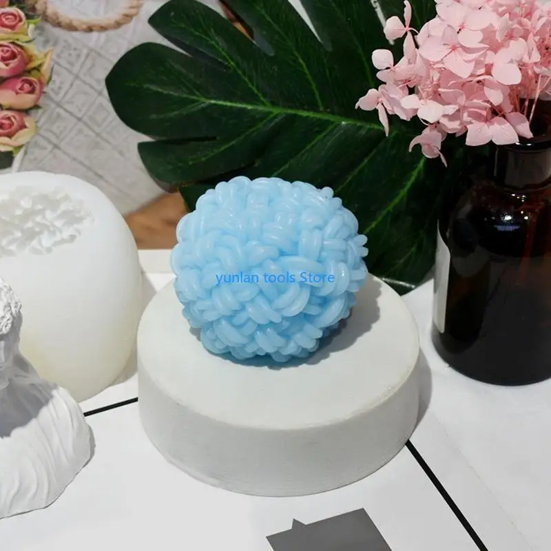 

50LB Yarn Ball Decor Silicone Mold Epoxy Resin DIY Decoration Making Soap