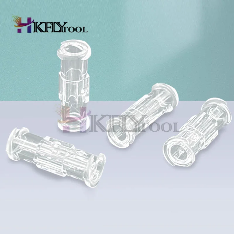 Transparente Koppler, durchsichtige Luer-Koppler, sterile Luer-Spritzenverbinder, Einweg-Gewindeumwandlung, gerade durch Werkzeugteile