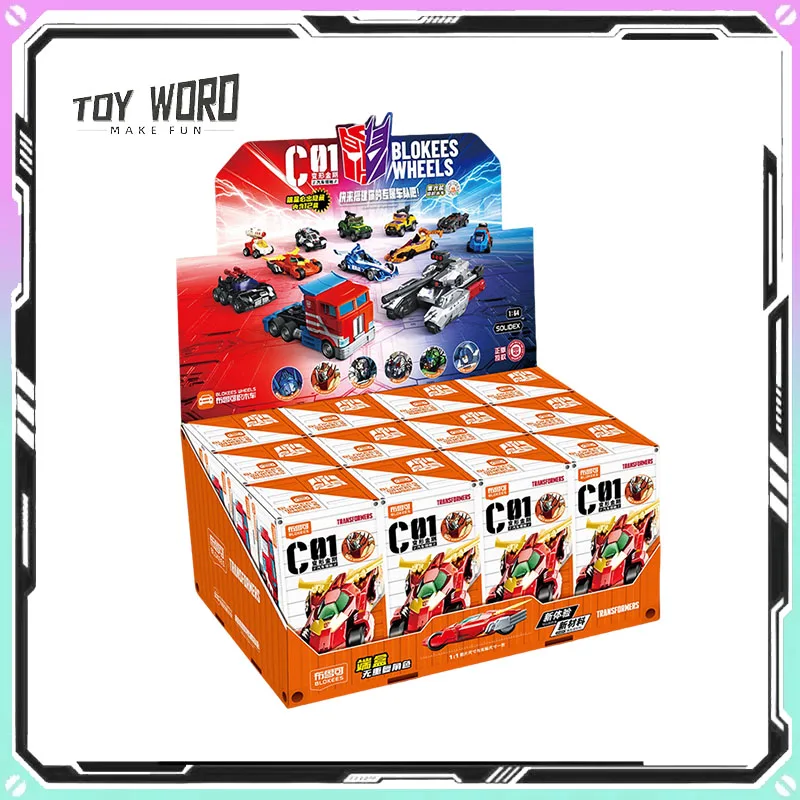 

Новые Blokees Blind Box Blokees Wheels Series Mystery Box Автомобильные аниме-фигурки Украшения на заказ Коллекционные рождественские подарки