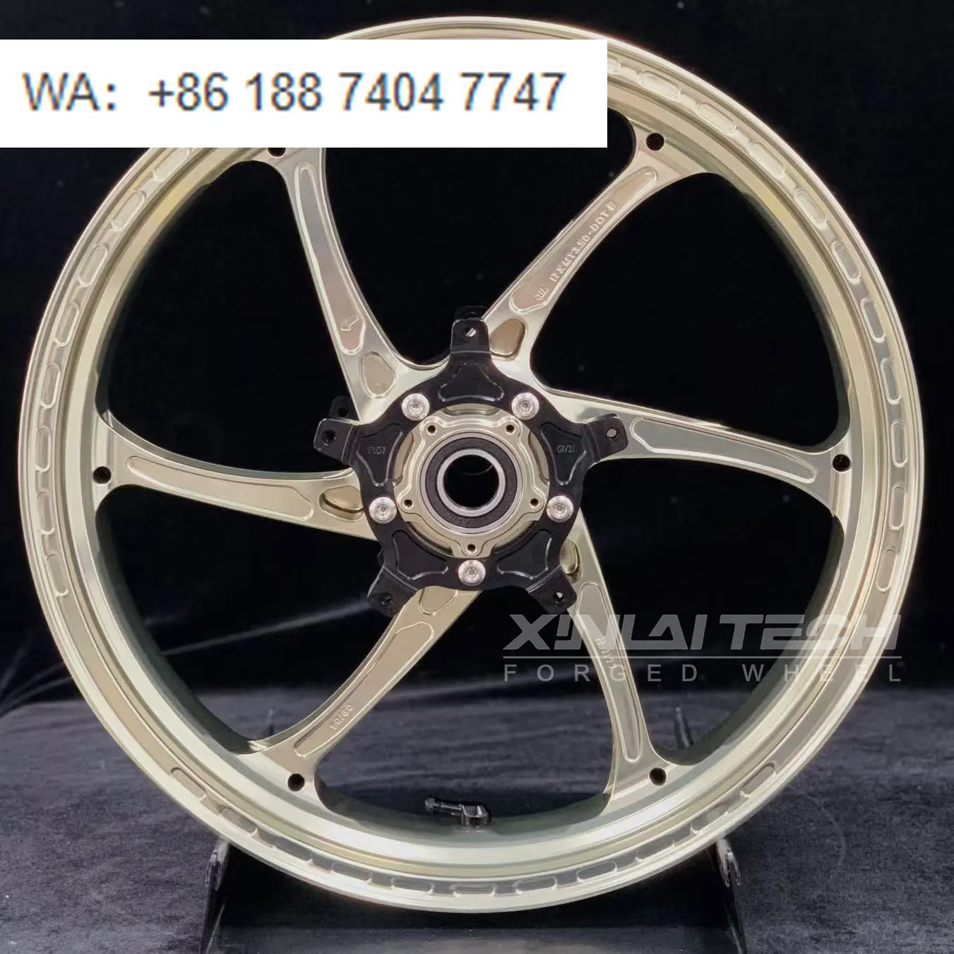 XL Custom Forged Motorcycle Wheels for Yamaha R1 R1M MT10 CNC Forged 17 18 Inch Custom Billet Anodized Surface Finish