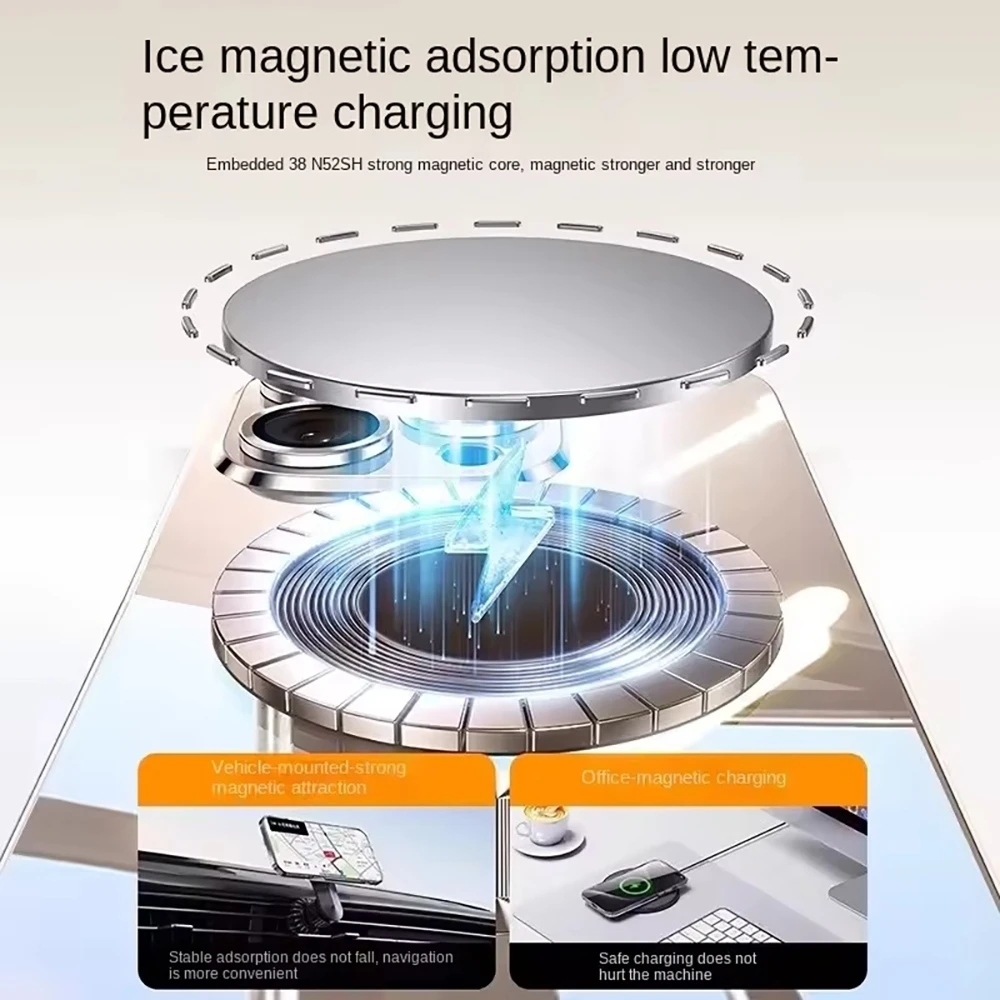 heheh Phone Case Magnetic 2-in-1 Glossy shell For iPhone17 16e 16 15 14 13 12 11Pro Max Plus mini view 5