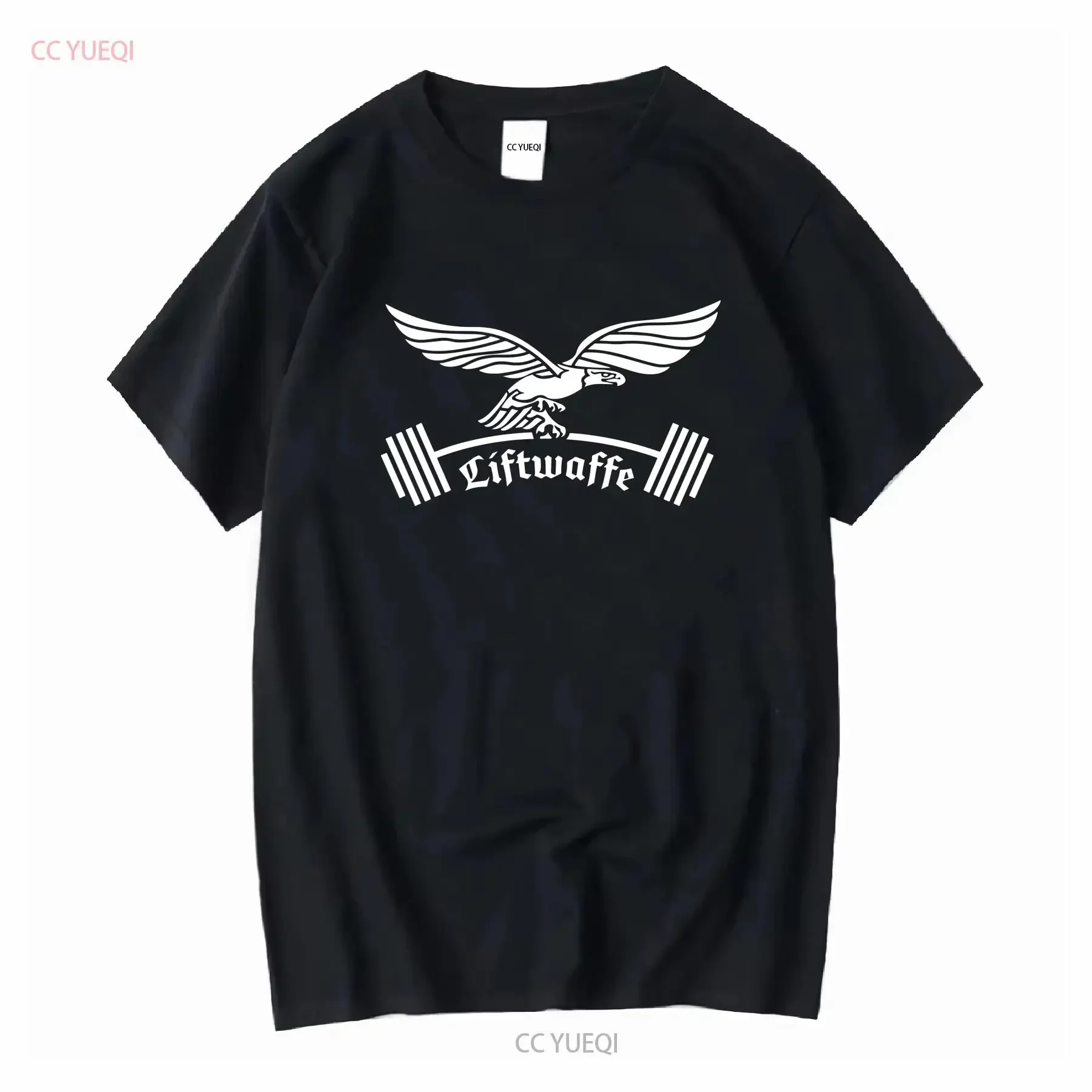 Customization Shirt WW2 German Liftwaffe Luftwaffe Funny Workout Gym Military Weight Lifter T Shirt Long Or Short Sleeves Vintag