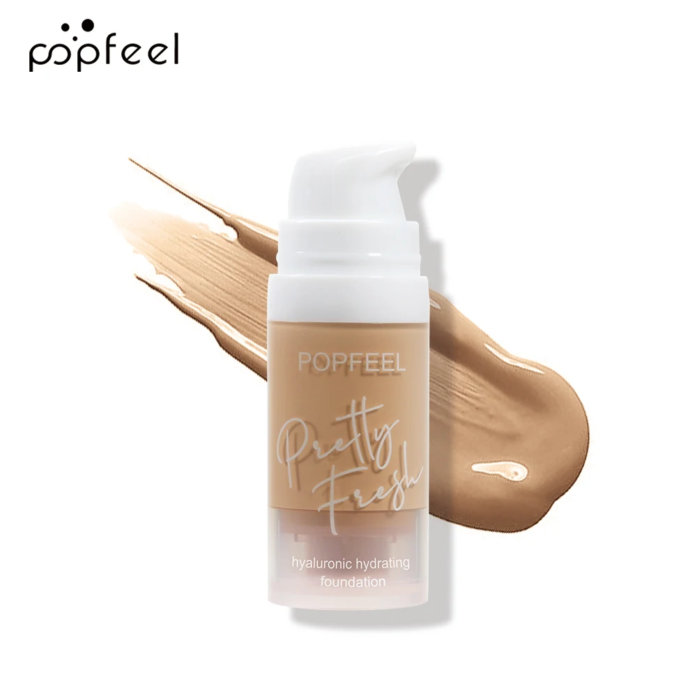 POPFEEL FF The new Concealer Matte Foundation Fluid Flawless Concealer Invisible Pore Natural Hydrating Foundation