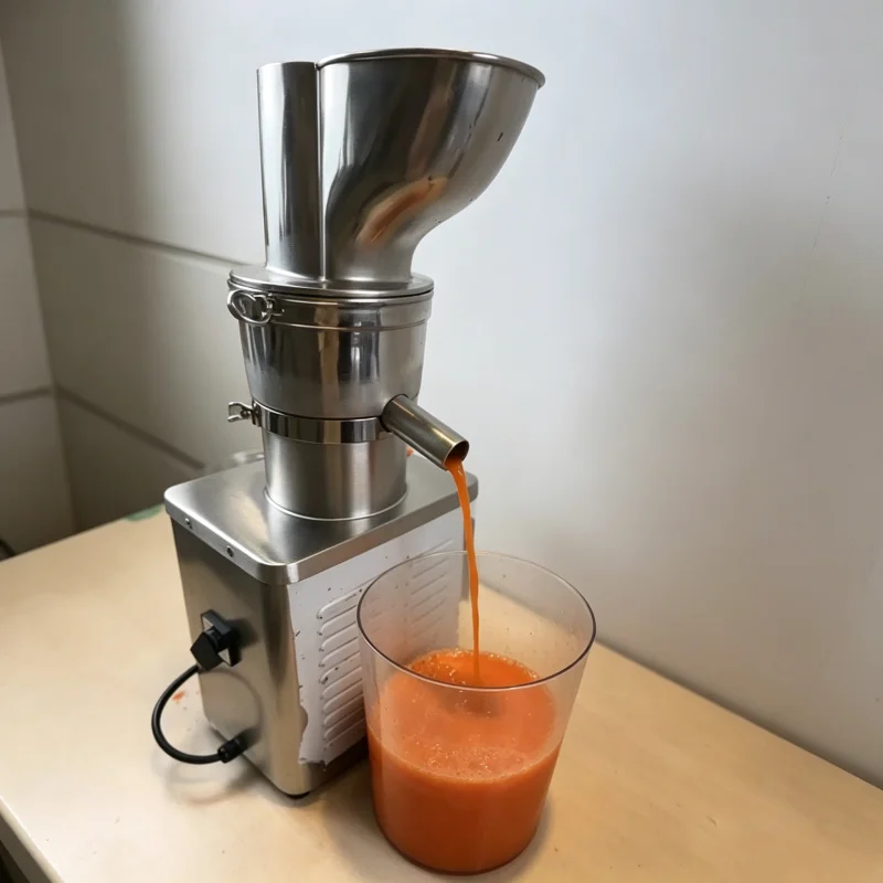 Commercial Cold Press Slow Juicer Machine Stainless Steel Electric Fruit & Vegetable Juice Extractor Ginger Juice Machine