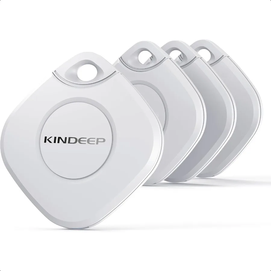 

Tracker Air Tag4 Pack: Smart GPS Tracker Work with Apple Find My iOS only Lage Tracker Tag Keys Finder for Suitcases Bags Dog P