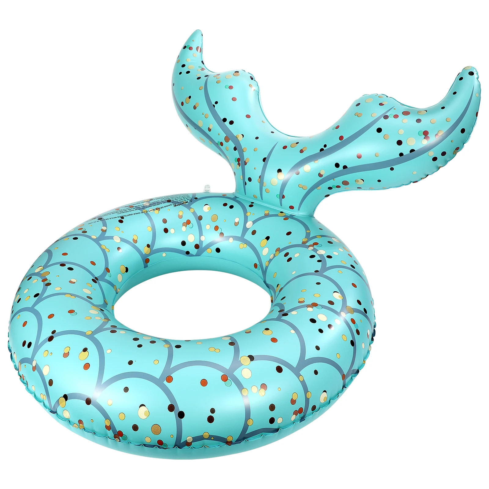 Inflatable Mermaid Pool Floaties for Kids Mermaid Tail Swimming Tube Ring Summer Beach Water Pool Floats Summer Beach Decoration