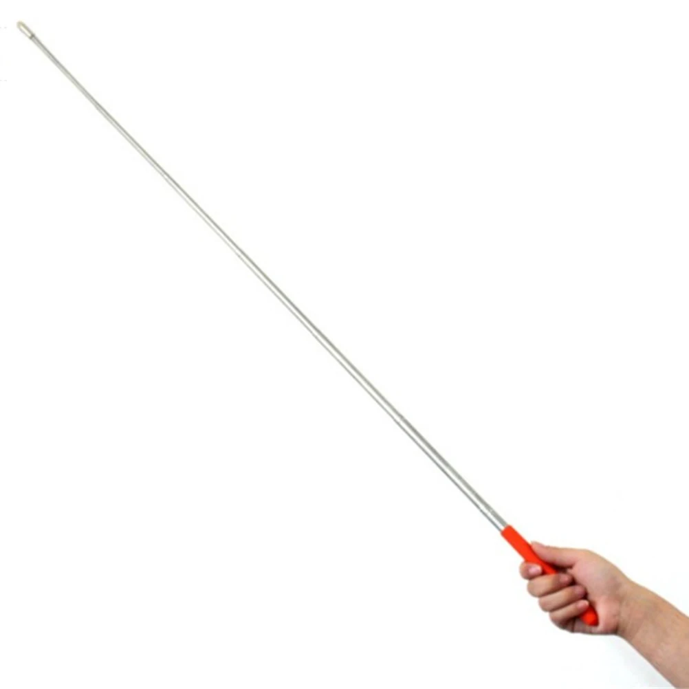 

100Cm Telescopic Retractable Handheld Presenter Pointer For Classroom Whiteboard Screen Presentation Lightweight Soft Head