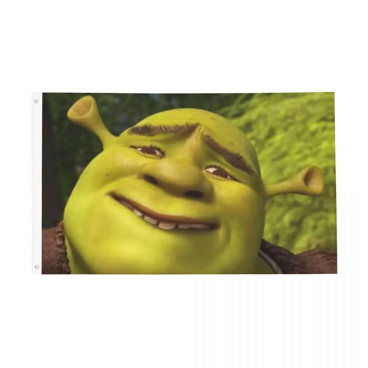 Shreks Memes Anime Flag Indoor Outdoor Banner Polyester Funny Face Decoration Vivid Color 60x90 90x150cm Flags