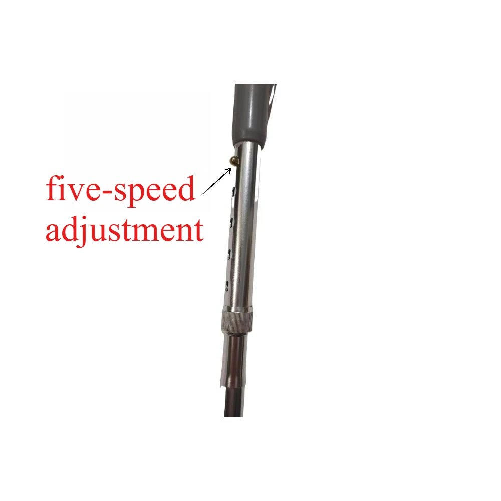 Foldable Aluminum Forearm Crutches, Adjustable Elbow Crutches Anti-Slip Walking Mobility Aid for Fracture Rehabilitation