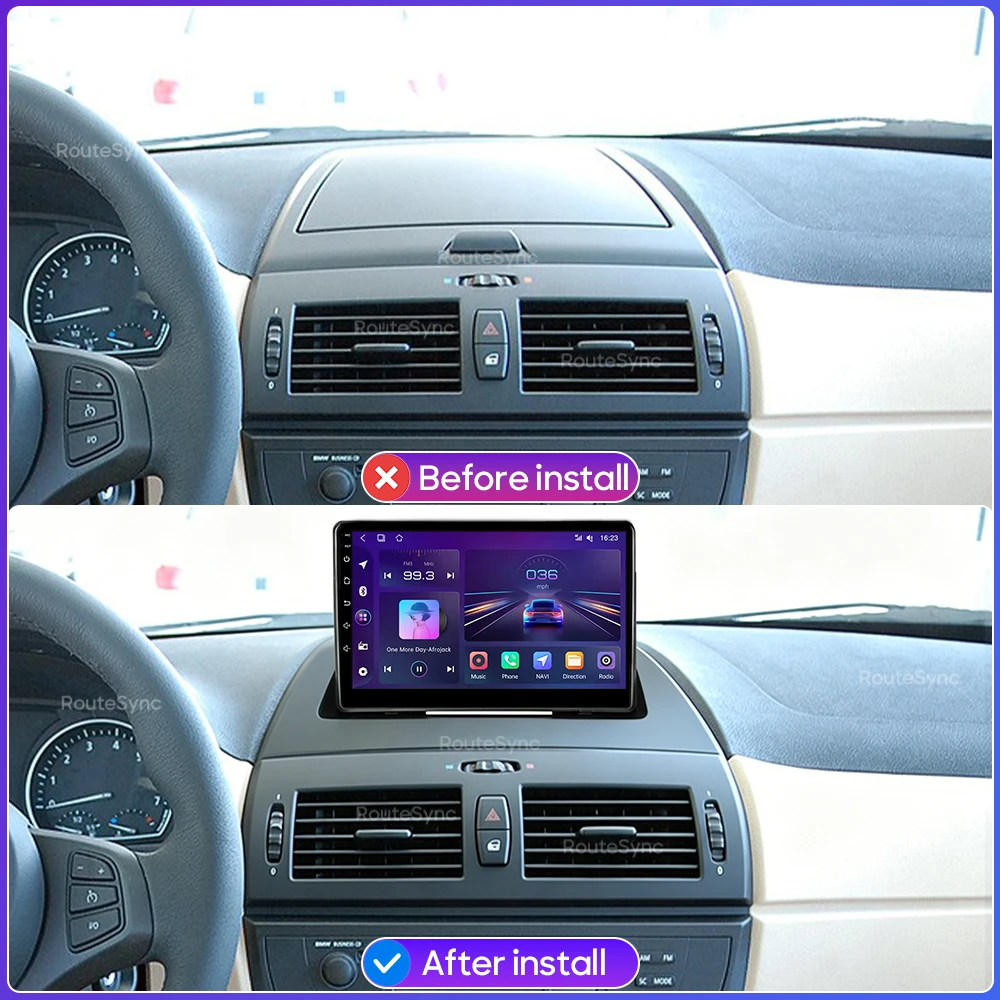 Car Multimedia Player For BMW X3 E83 2004 - 2012 Android 16 Radio Carplay Auto 2din GPS Navigation Stereo Video Head Unit DSP 4G