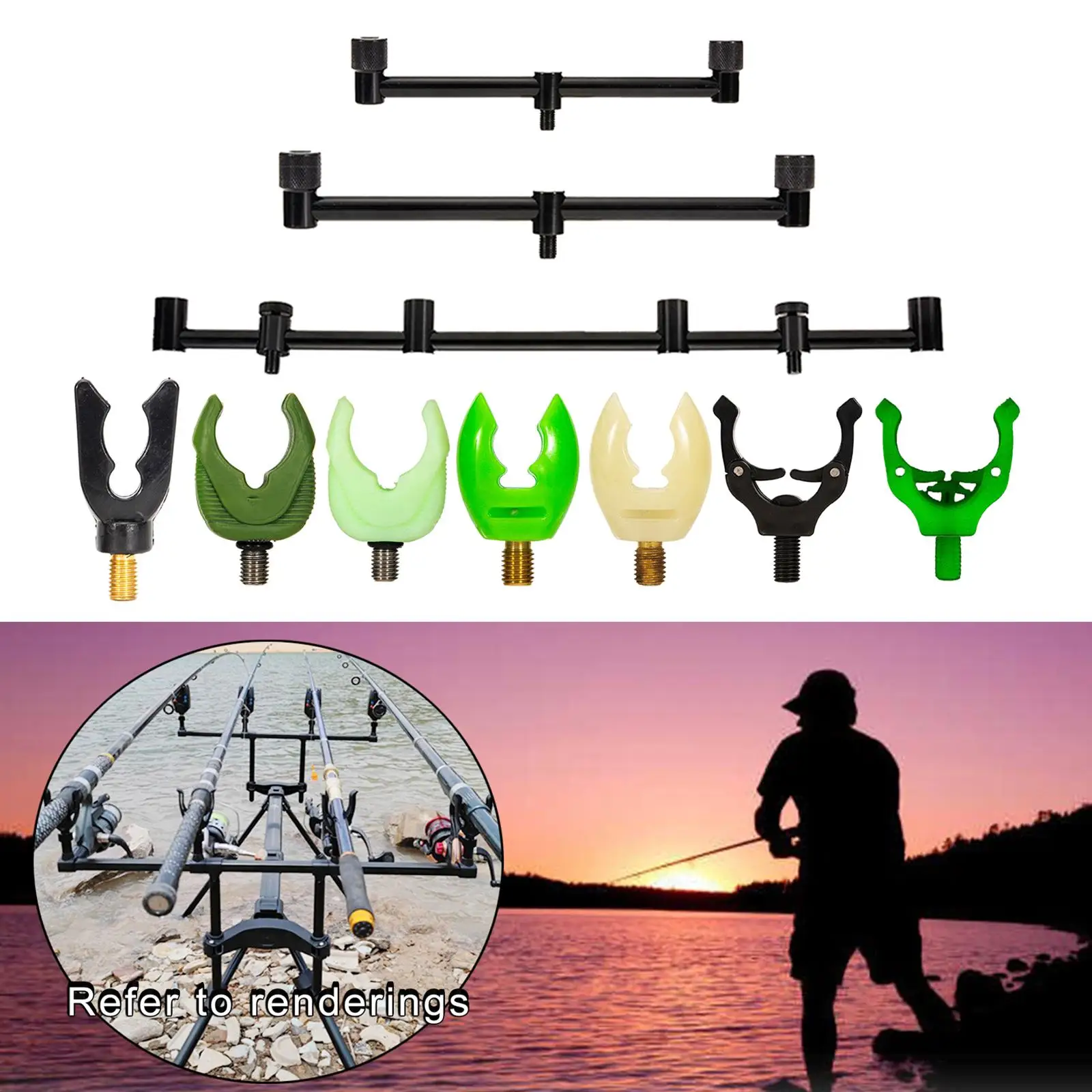 Durable Fishing Fishing Rods Bracket Carp Bite Alarm Accessories Rod Holder Equipment