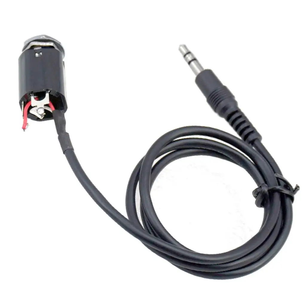 High Quality Guitar Output Jack Plug Cable Black Iron Copper Pickup EQ Replacement for Folk Guitar