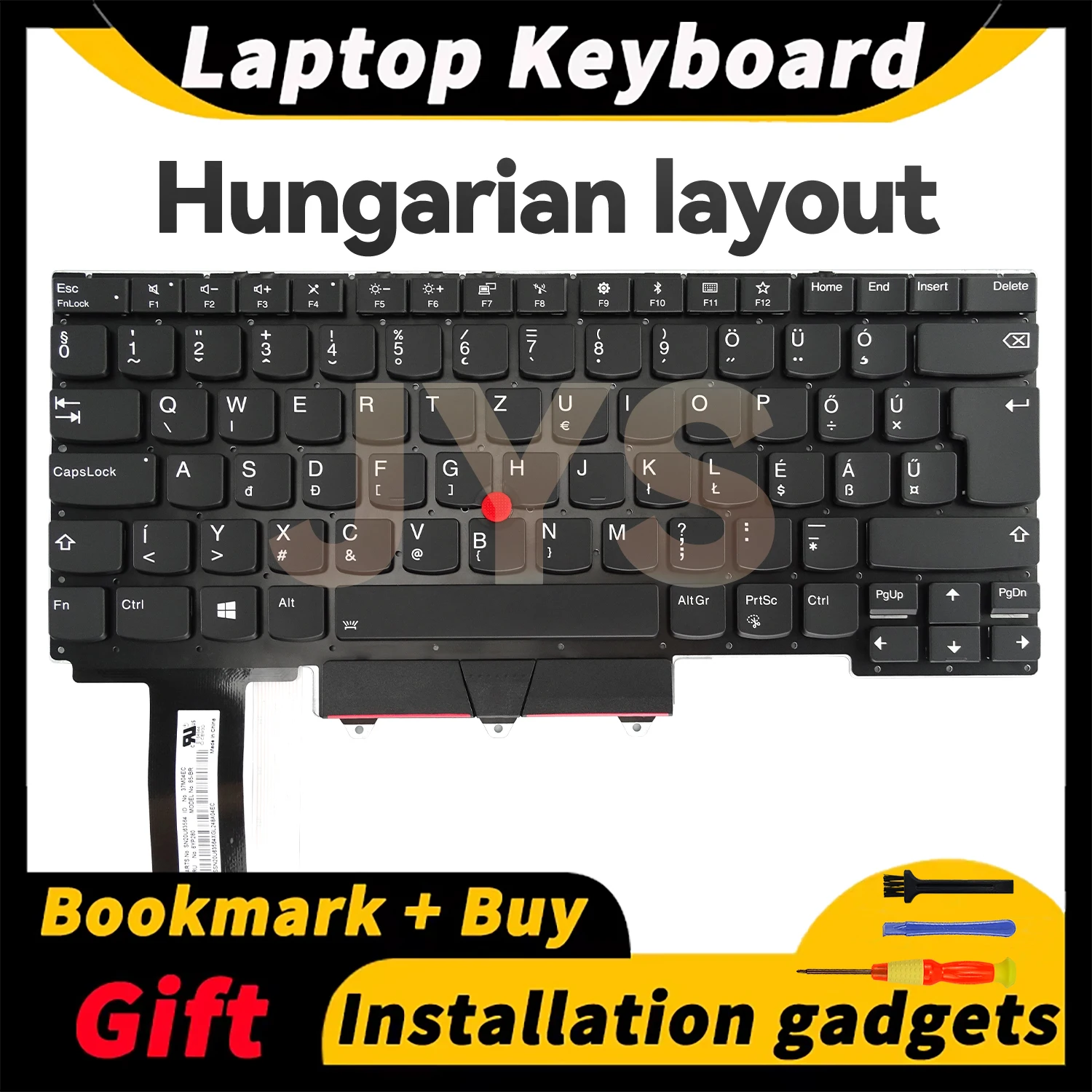 

Hungarian layout keyboards internal black For Lenovo ThinkPad E14 Gen1/R14 Gen1/S3 Gen1 laptop keyboard with backlit