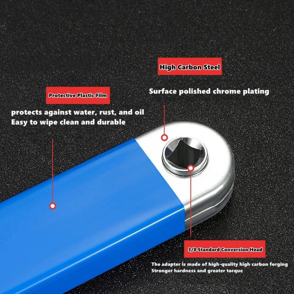 Professional Zero Offset Extension Wrench Motorcycle Repair Tool Tight Space Extension Tool 1/2 in. 1/4 in. 3/8 in.Home Tool Set