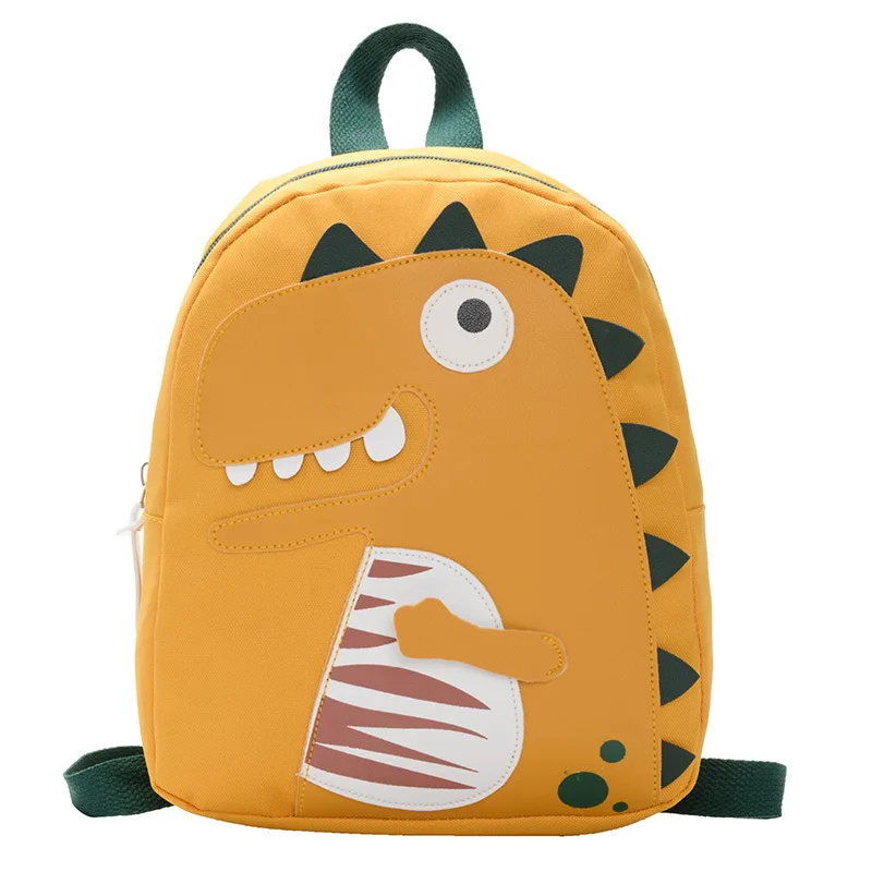 2023 Nieuwe Fashion Kids Canvas Cartoon Mooie Dinosaurus Kleuterschool Rugzakken Voor 1-5 Jaar Oude Jongens En Meisjes Kinderen gift