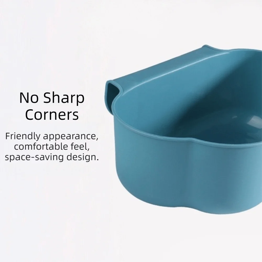 Cloud Shape Kitchen Hanging Trash Can Large Capacity Space Saving Clutter Collection Basket Plastic Garbage Basin Office