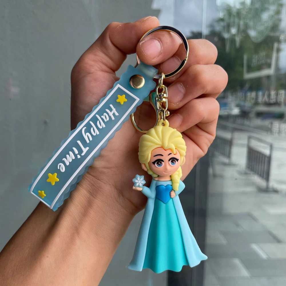 Anime Snow White Mermaid Keychain Cute Doll Car & Bag Pendant Halloween & Christmas Gifts Toys kids Birthday & Party Gifts