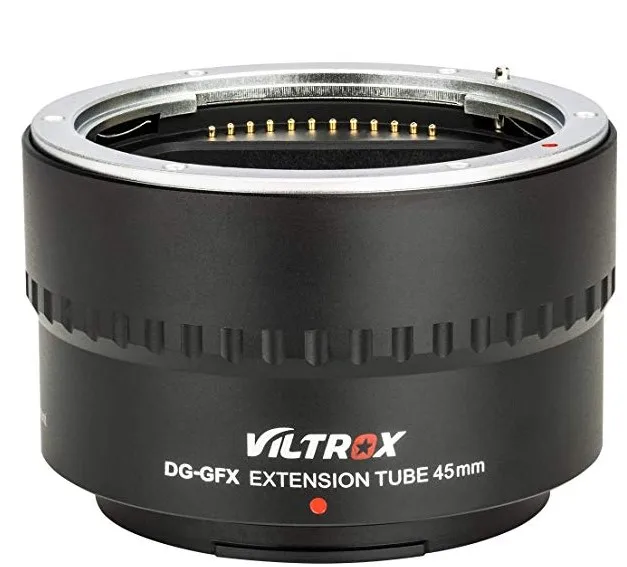 

Viltrox DG-GFX 45mm Metal Mount Auto Focus AF Macro Extension Tube Ring for Fuji GFX 50S 50R GFX Mount Medium Format Camera