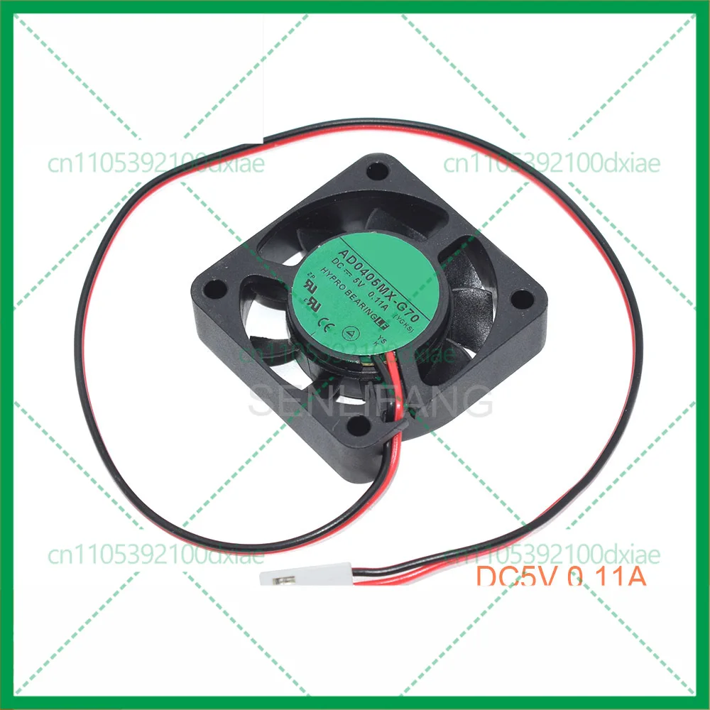 

5pcs New For AD0405MX-G70 4cm DC 5V 0.11A Two Lines Server Inverter PC Case Cooling Silence Fan
