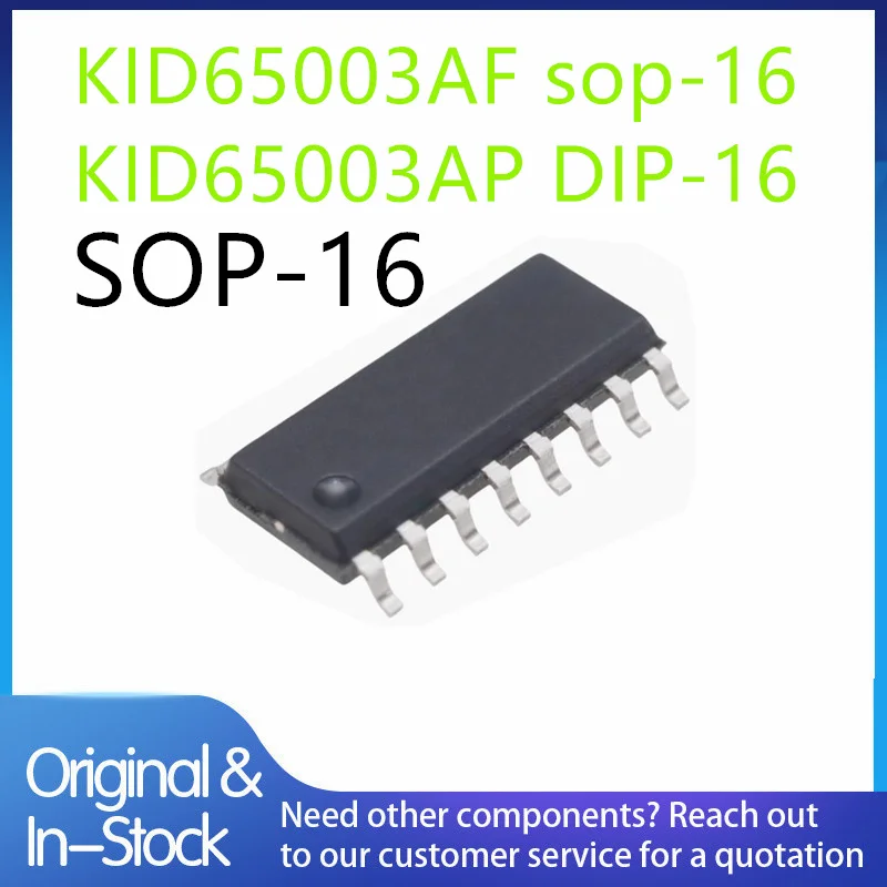 (10piece)100% New KID65003AF sop-16 KID65003AP DIP-16 KID65003