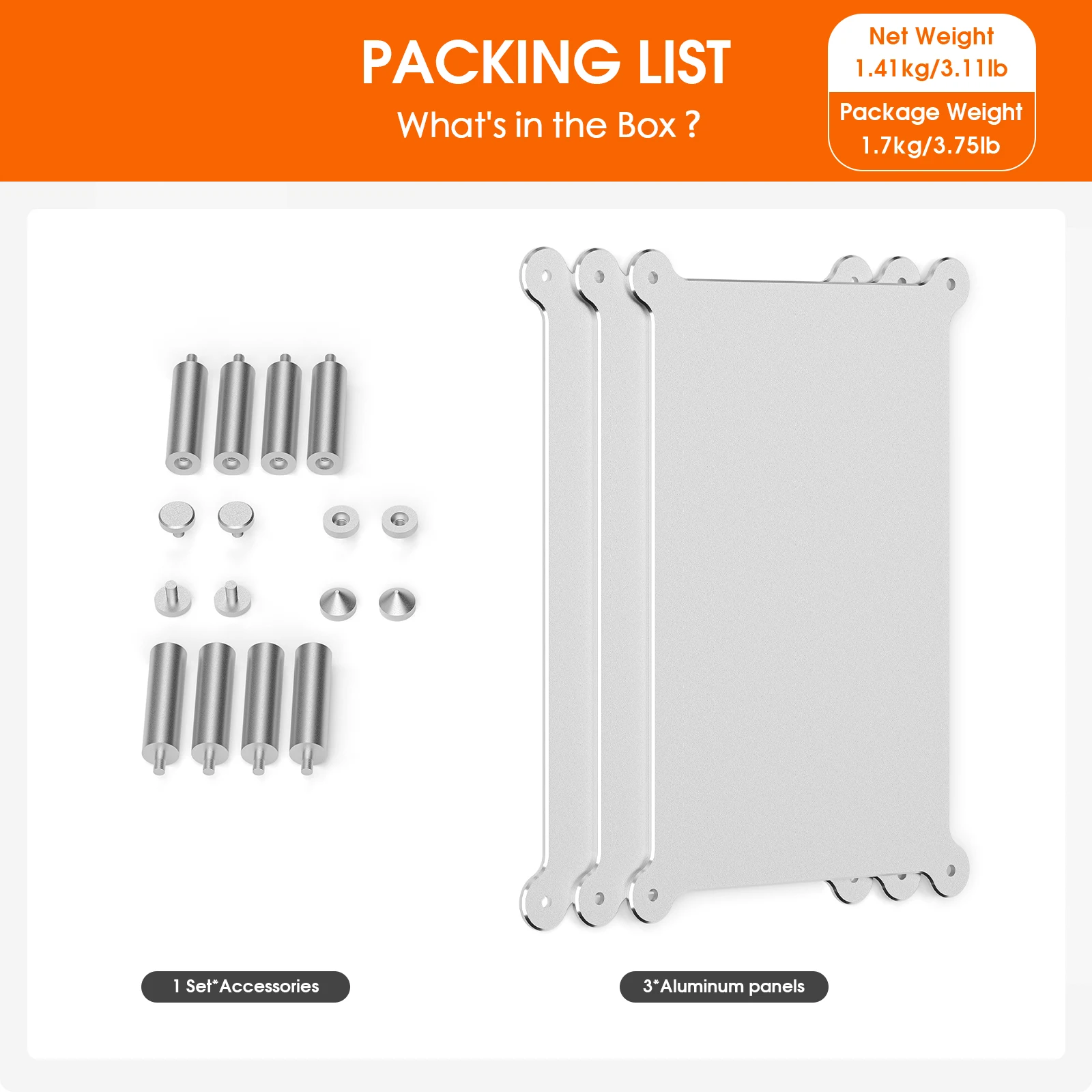 حامل رفوف من الألومنيوم مكون من 3 طبقات من Nobsound لمضخم HiFi لسطح المكتب/Preamp/DAC