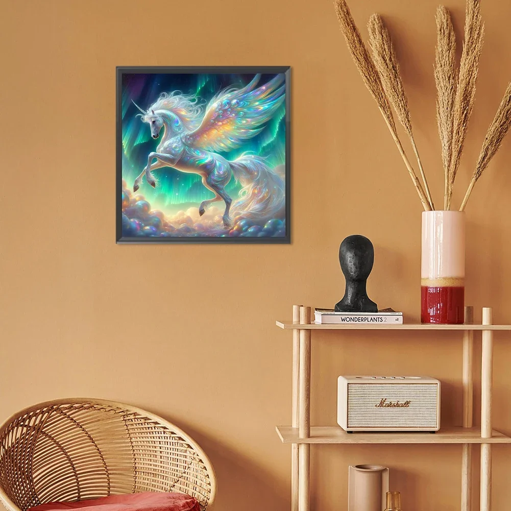 5D fai da te trapano rotondo completo pittura diamante sogno unicorno decorazioni per la casa artigianato artistico