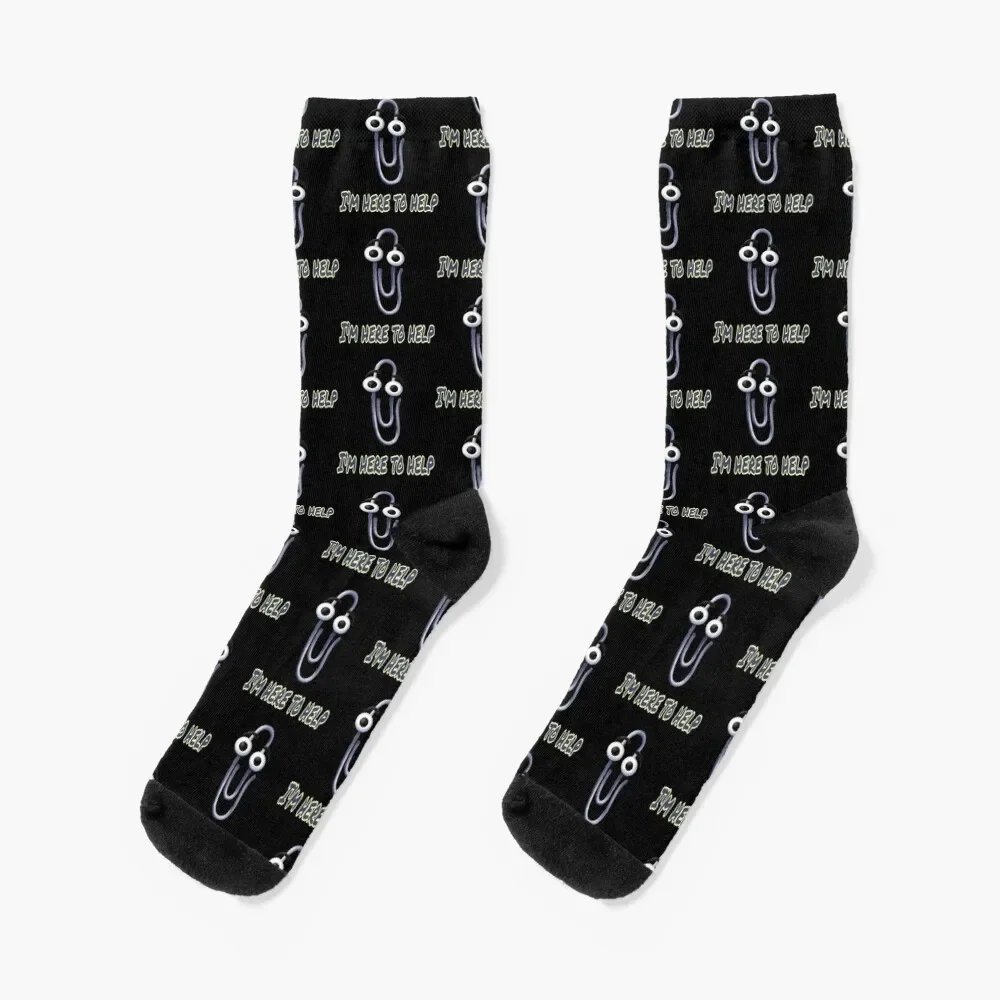 

Clippy... More than just an assistant Socks custom sports with print Socks Male Women's