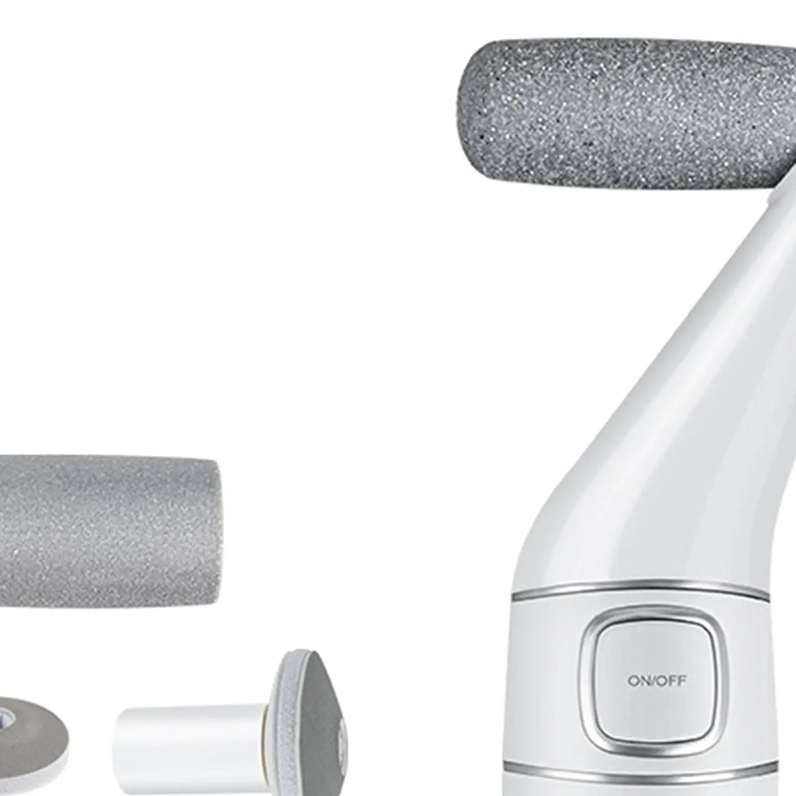 Removedor de calos de pés elétrico 2 em 1, purificador de manicure, ajuste de 2 velocidades, ferramenta de cuidados com pedicure, purificador de pés para beleza da pele seca