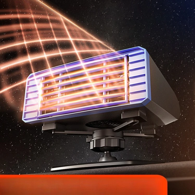 سخان سيارة سخان سيارة 12-24 فولت مركبة متعددة الوظائف زجاج تذويب صامت يسخن على الفور