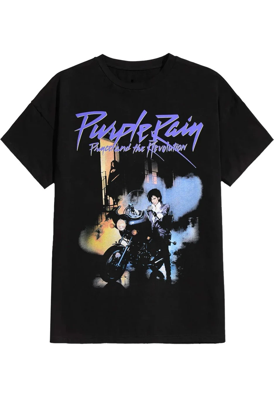 

Prince Purple Rain T-Shirt Peripheral Pattern Printing Summer Luxury Brand Cotton Men's and Women's T-Shirts Short Sleeves