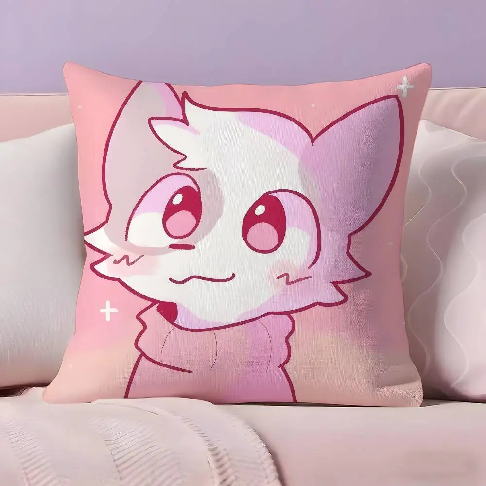 Cute Cat B-Boykisser Pillow Case Pillowcase Ultra Soft Skin Friendly Fabric Cloud Like Comfort & Concealed Zipper 2