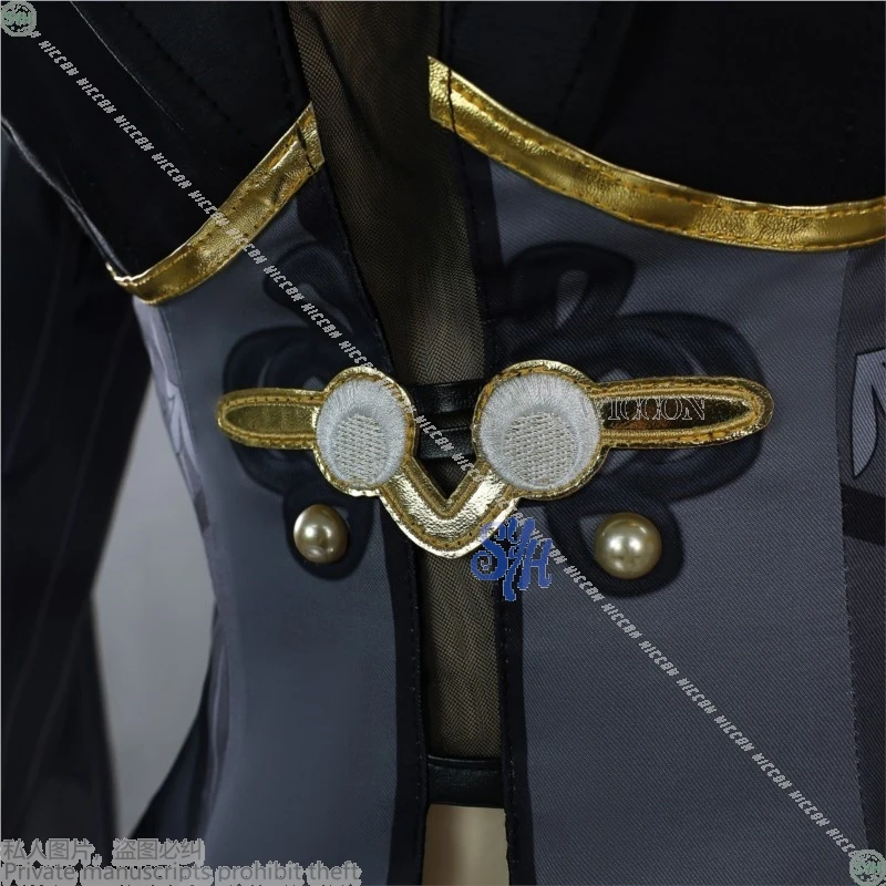 Moe Yixuan Аниме Костюм Косплей Игра Zenless Zone Zero Готическая Юбка Сексуальный Глубокий V Комбинезон Jirai Kei Лолита Хэллоуин Вечеринка Y2K