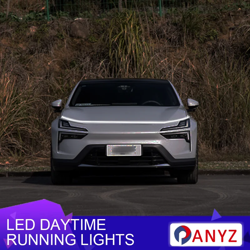 

Для Polestar 1 2 3 4 5 6 светодиодные DRL дневные ходовые огни сканирования запуска капота автомобиля декоративная лампа окружающего света 12 В