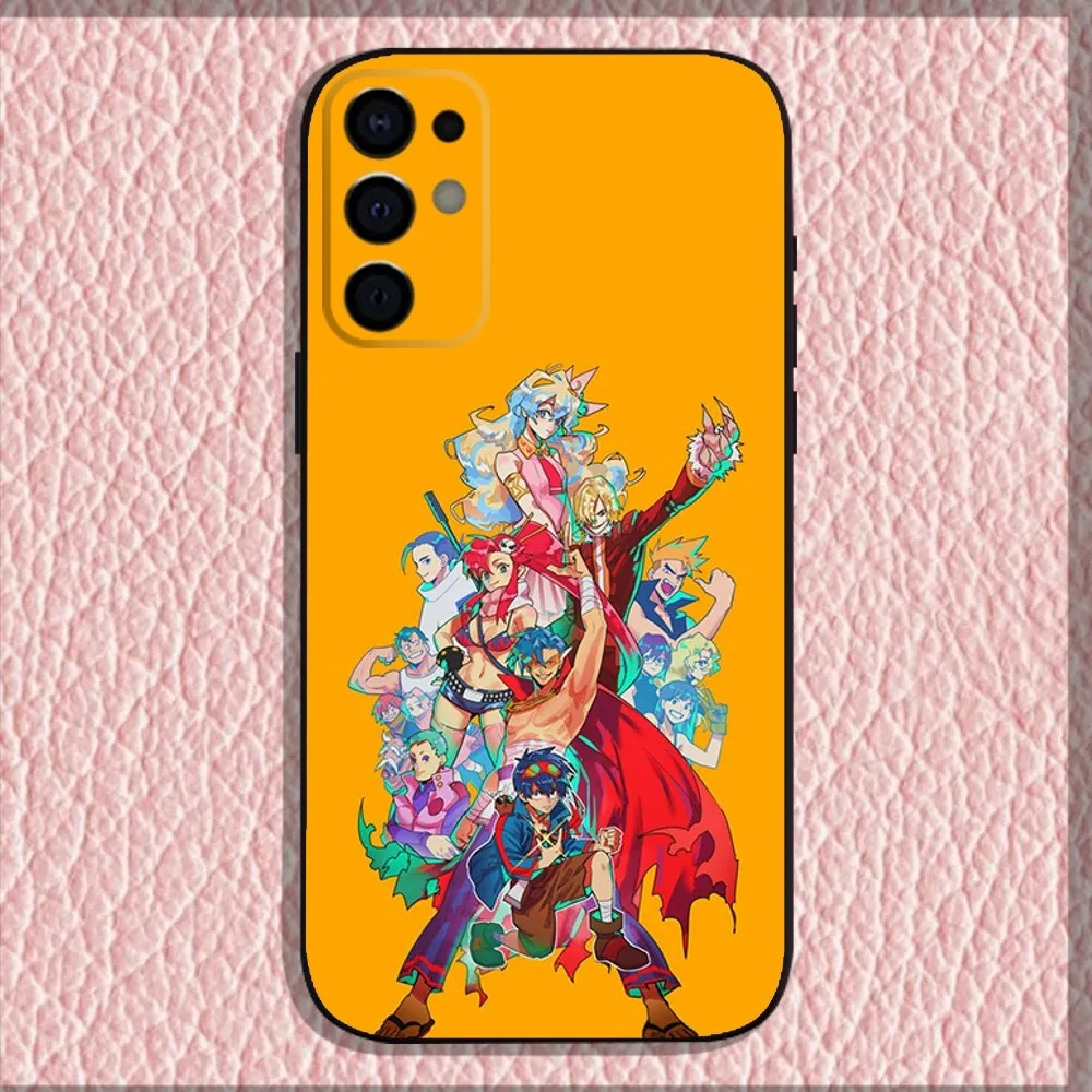 T-Tengen Toppa Gurren-Lagann Phone Case For Samsung S24,S21,S22,S23,S30,Ultra,S20,Plus,Fe,Lite,Note,10,9,5G Black Soft Shell