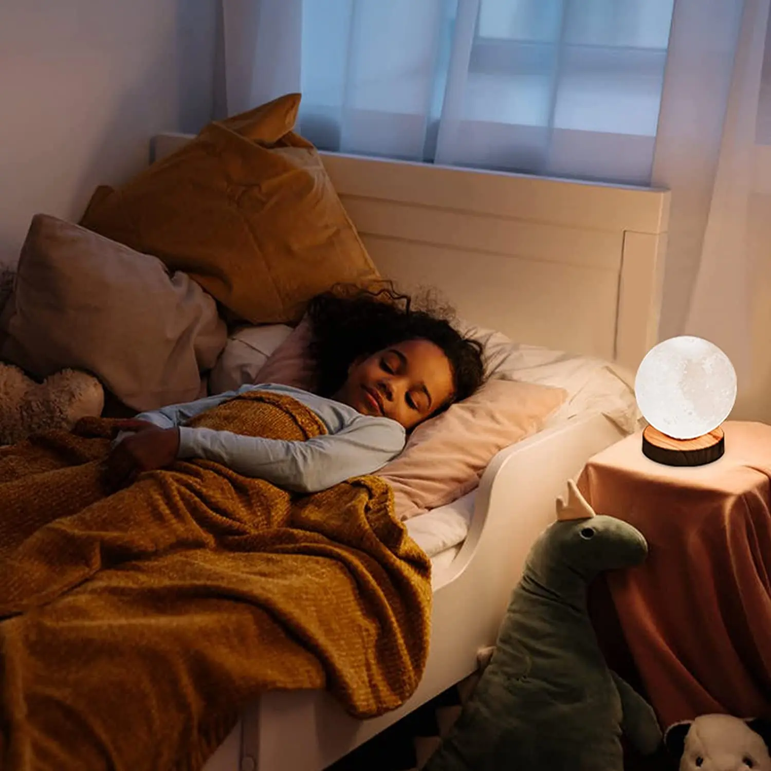 Light Therapy Lamp 10000 Lux Sunlight Lamps UV-Free with 3 Color Temperatures Adjustable Brightness Timer Sun Lamp