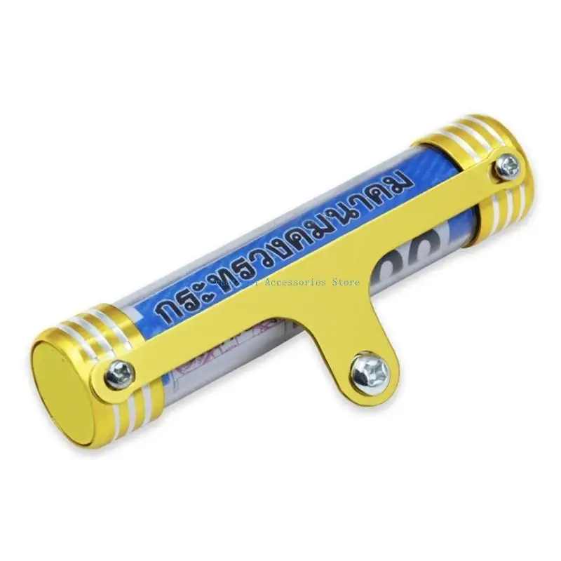 U75E مقاوم للماء العالمي للدراجات النارية دراجة نارية أنبوب ضريبة القرص تسجيل التسمية حامل حامل سكوتر استبدال الملحقات