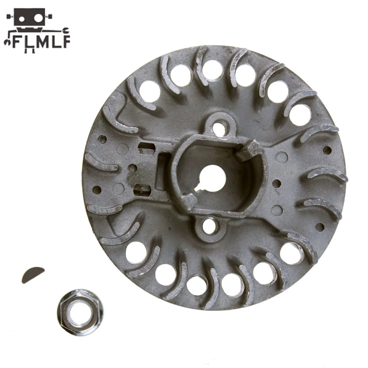 FLMLF 23CC-58CC Motor Metalen Roto Starter of Vliegwiel Kit voor 1/5 Rc Auto Hpi Rofun Km Rovan Baja Losi FG DBXL GoPed Redcat Onderdelen