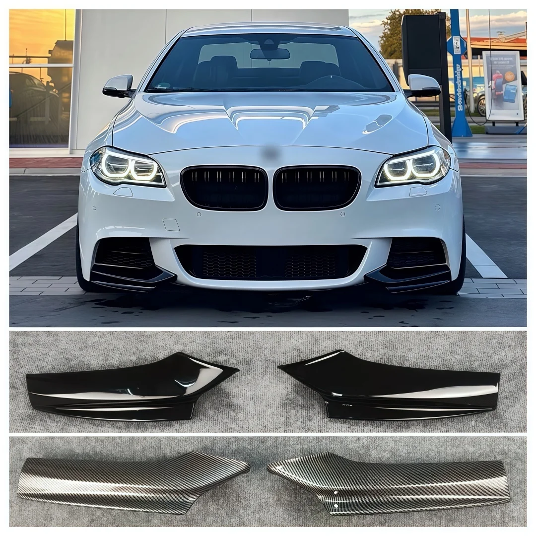 

1Pair Front Bumper Lip Splitter Spoiler Diffuser For BMW F10 F11 M Sport 5 Series 520i 530i 2011-2017 Exterior Body Kits Tuning