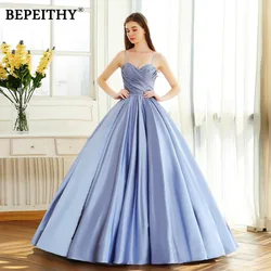 BEPEITHY Customized Sweetheart Ball Gown Long Prom Dress Vintage Vestido De Fiesta Pleats Top Party Evening Dress For Women 2023