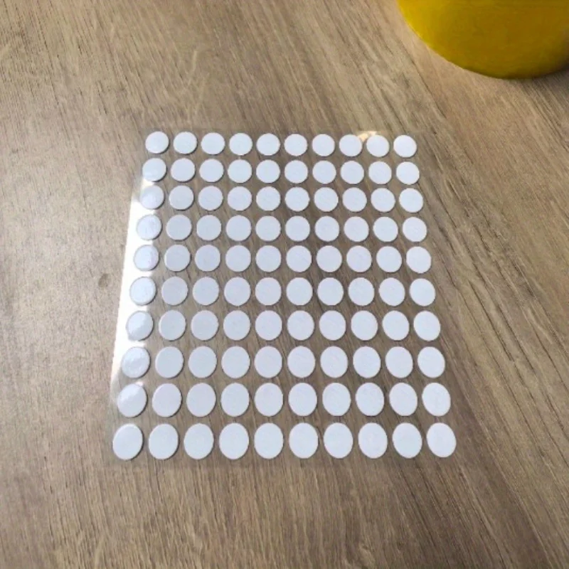 Clear Traceless Nano Adhesive 100pcs Double-Sided Tape - Waterproof EVA Removable Mounting Stickers for Balloons, Car, Plastic,