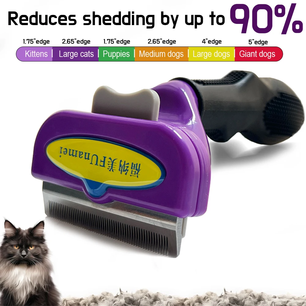 Pet Brush for Cats Dog Cat Comb Pet Hair Removal Brush Cat Grooming Comb Cat Hair Remover Cat Accessories Cat Hair Massage Combs