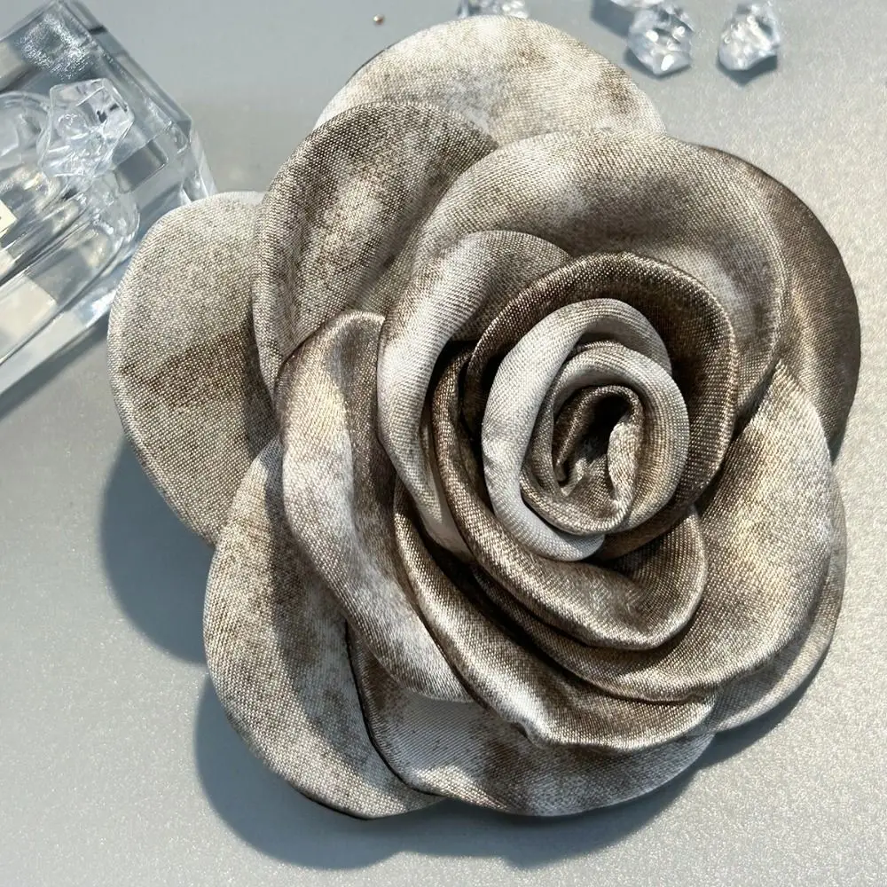 دبابيس زخرفية مصنوعة يدويًا لصبغ القماش والربط ، شارة كاميليا الفرنسية ، إكسسوارات الملابس ، 10 من الدانتيل